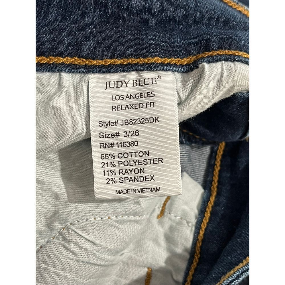 Judy Blue Los Angeles Womens Relaxed Fit Jeans, Size‎ 3 / 26 - Picture 6 of 7